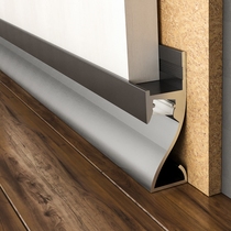 Holding Yong skirting line concealed floor corner ground warm plaster wall sticker aluminum alloy edging edge tile edging strip