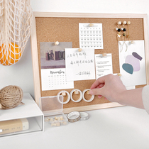 32 wooden pushpins message board photos Cork board card nails felt board tacks square round I-shaped nails