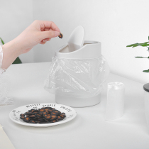 Desktop trash can small mini storage bucket with lid bedside paper basket ins creative cute small garbage storage box