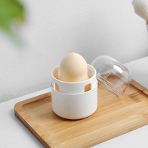 White beauty egg storage box dust with lid powder puff storage box sponge egg beauty egg shelf small portable travel
