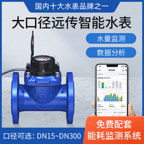 Wireless IoT big-diameter industrial water meter intelligent far-pass flange water meter with automatic remote meter reading system