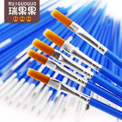 Hook line pen row pen Children's painting brush Graffiti pigment color grading nylon pen brush Kindergarten art DIY materials