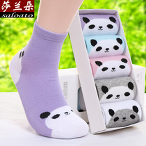 women's summer thin cotton pure cotton summer deodorant pure cotton women's clothes big panda cartoon