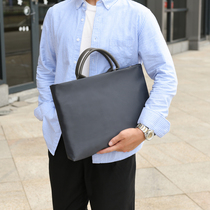 Waterproof Nylon Cloth Handbag Men Briefcase 2020 New Minimalist Business Casual Computer Bag Fashion Mens Bag