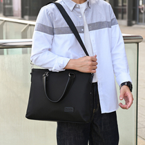 Brief Business Briefcase Mens Laptop Bag Fashion Single Shoulder Bag 2020 New Mens Bag Leisure Skew Satchel Bag