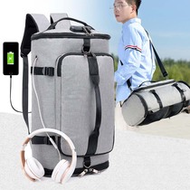 Multi-function single double shoulder bag outdoor travel bag anti-theft backpack large capacity crossbody handbag 2019 New