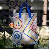 Eight-bit hall super blade bag wear-resistant bundle pull cord one shoulder shoulder shoulder bag tote bag men and women small backpack bag waterproof travel agency