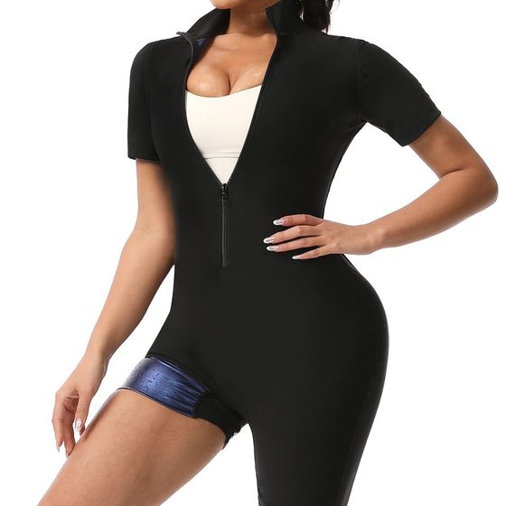 국경 크로스 땀복, onesie, 짧은팔 바디, 허리, 배, 고관절 리프팅 스포츠 정장, 바디 요가 슈트 국경 크로스 땀복, onesie, 짧은팔 바디, 허리, 배, 고관절 리프팅 스포츠 정장, 바디 요가 슈트