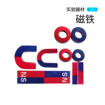 Student magnet U-shaped bar round magnet ring magnet magnet Kindergarten Primary school science Junior high school magnetic teaching aids