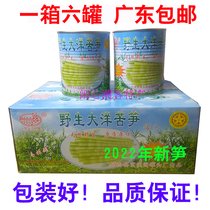 Dragon River Signs Wild Ocean Bitter Shoots Clean Water Bitter Bamboo Shoots Canned Chaoshan Chaoshan Hakka Special Produce the whole box