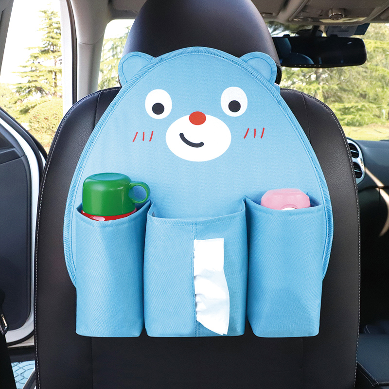 car tissue box pumping creative car seat ba napkin carton car with multi-function pumping box hanging cartoon cute