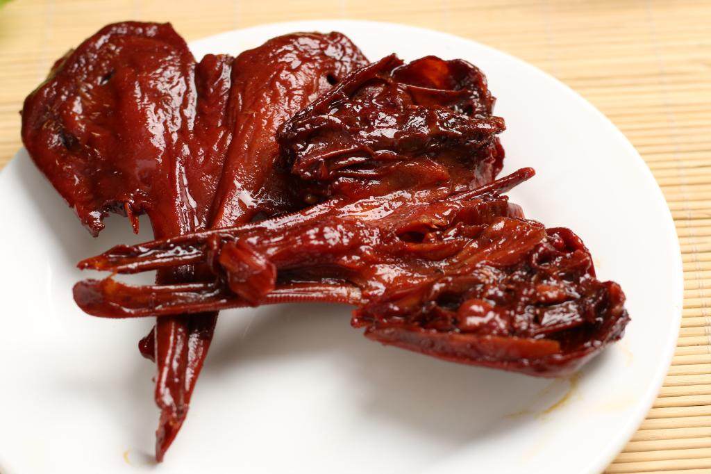 48小时发货 初旭锁鲜盒装 卤鸭下巴260gx3盒 原味 新鲜食品