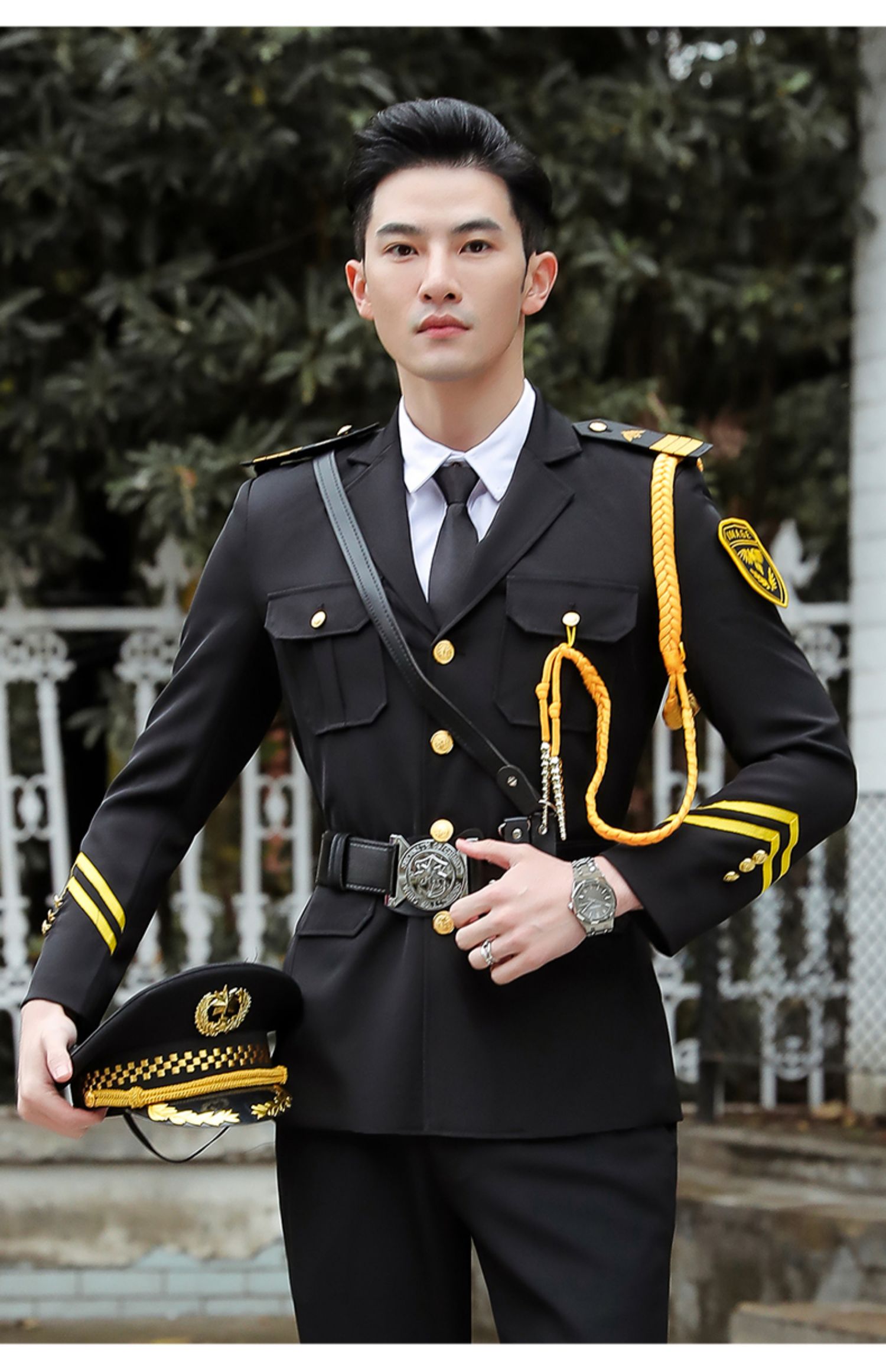 保安制服形象门岗安保礼宾服物业酒店售楼部工装套装男礼仪服春秋