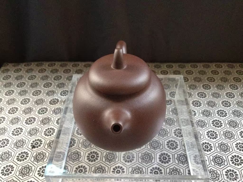 范家壶庄 范国强350c紫泥茄段壶~名家全手工茶紫砂壶