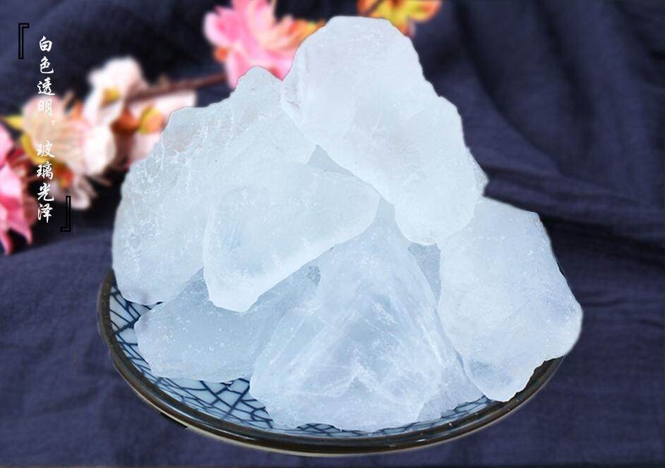 中药材白巩明矾500克正品食用食品级净水明凡块装粉500g