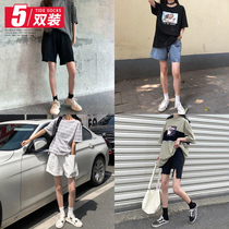Socks womens mid-tube socks pure black street tide pile pile spring and autumn lovers ins summer long tube Korean cotton socks