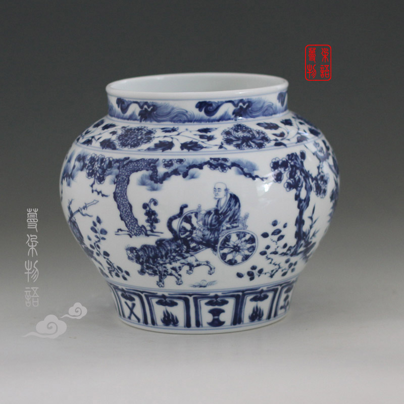 Jingdezhen guiguzi down the vase furnishing articles furnishing imitation antique vase classic guiguzi down the jar