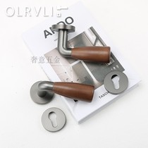 OLRVLI imports lock ceramic white gold door handle silent modern minimal handle
