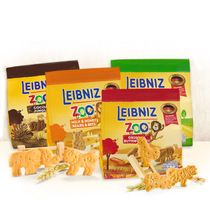 German imported Baishun classic animal shape biscuits 100g * 4 bags of casual snacks childrens snacks gift bag