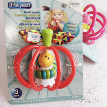 Happy the first year baby hand grab Apple ball tooth gum grind tooth hand grab ball toy