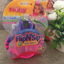 Nuby Nuby baby sippy cup baby drink cup baby drink cup with straw handle child water Cup leak proof