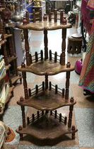 Pakistani wooden sculptures Pakistan furniture Pakistan tripod shoe rack