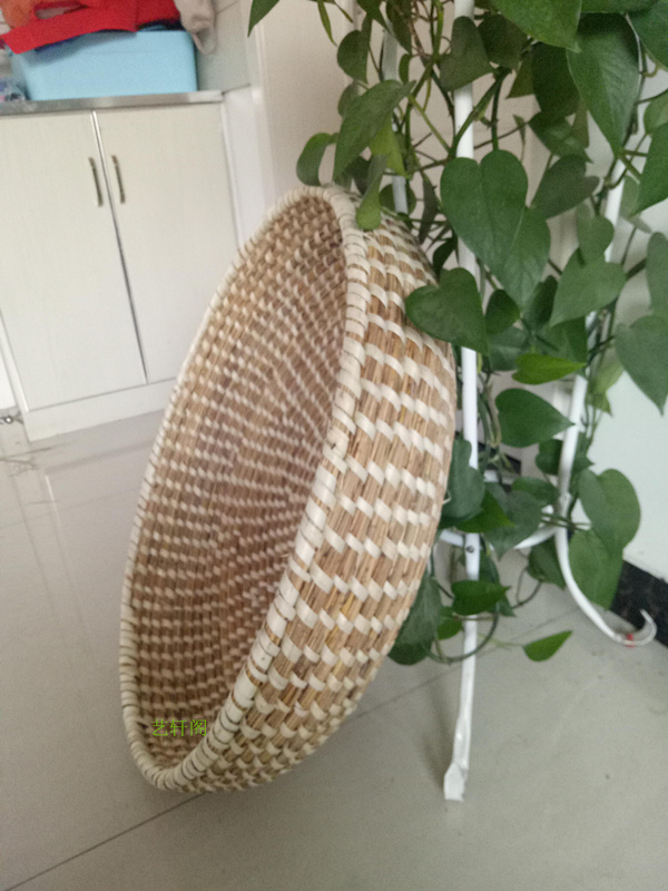 大锅盖蒸锅盖高芦苇手工草编锅盖铁锅柴锅火锅灶鱼台锅盖草帽盖子