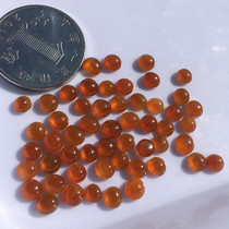 53 pieces of Myanmar natural ice species A goods color red and yellow jade with bare stone inlaid egg noodles a