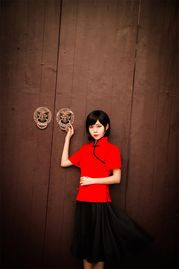 包邮大鱼海棠椿cos服 椿湫cosplay服装情侣装 民族风民国风日常服