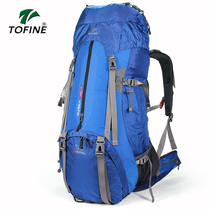 Tofine mountaineering bag shoulder men and women 50L waterproof outdoor backpack hiking travel travel backpack outdoor rucksack
