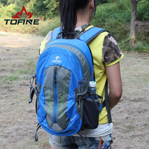 Tofine outdoor shoulder travel backpack Female male leisure business waterproof computer bag student school bag hiking travel