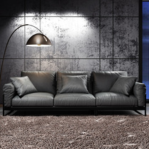 Nordic light luxury style fabric sofa living room small apartment simple modern technology cloth sofa straight three person latex