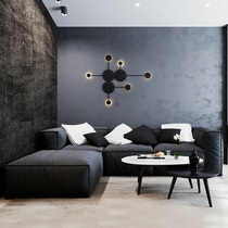 Nordic style fabric sofa combination set modern simple light luxury Net red sofa small apartment trio living room