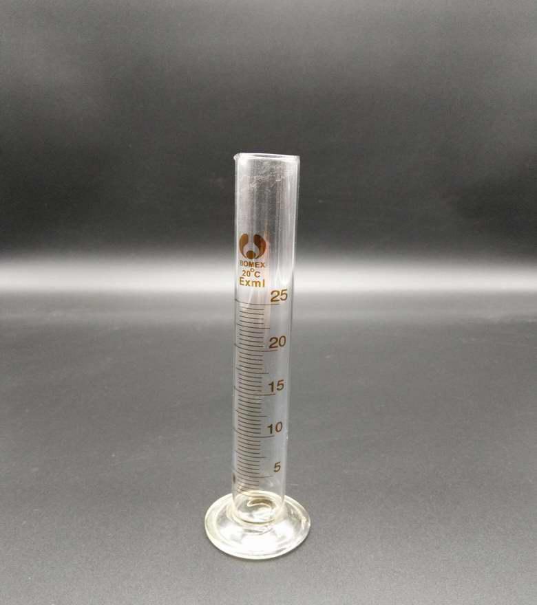 玻璃量筒25ml量器带刻度化学实验室器材玻璃制品厂家直销