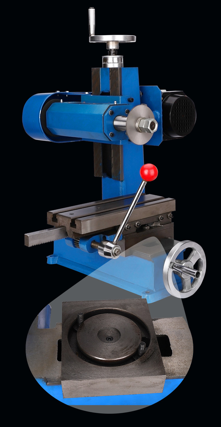 小型多功能卧式铣床微型仪表精密钻铣床台式迷你磨床铣槽机铣机床