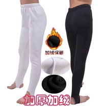 Thick and velvet childrens dance pants winter foot bodybuilding pants dont fall cotton sports tight foot dancing pants