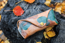 Play leather bereavement x fashion cool cowhide glasses case Sunglasses case Glasses case can be customized lettering