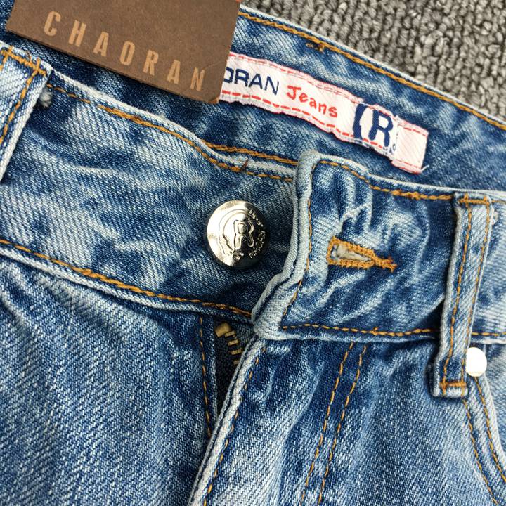 gucci刺繡牛仔褲a貨 超然牛仔褲2020春新款bf翻邊繡花九分褲寬松垮褲刺繡破洞牛仔褲女 gucci牛仔褲