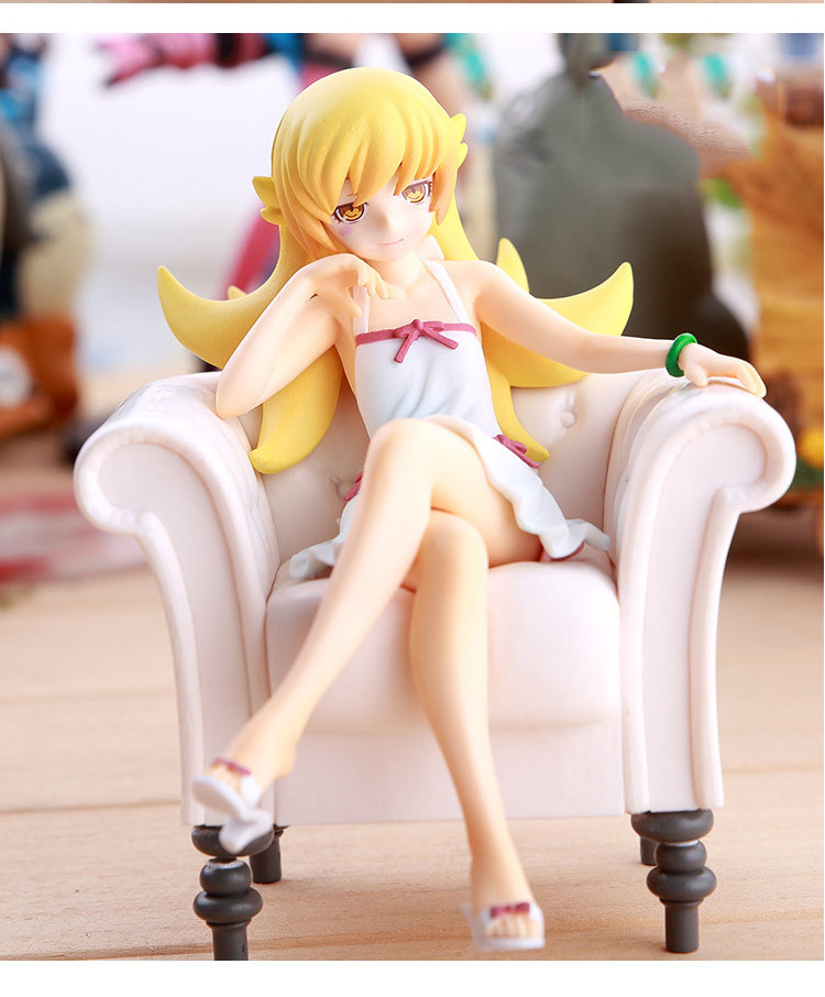 化物语 忍野忍手办小忍沙发坐姿汽车中控台摆件装饰品美少女模型