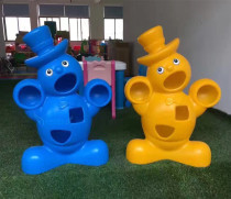 Plastic Wall pitcher childrens traditional nostalgic toys kindergarten supplies throwing basketball pitcher