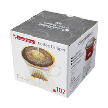 Tiamo Coffee Filter Cup Handflush Coffee Filter Cup Brewing Cup Drop Filter Cup 2-4 people for delivery filter paper