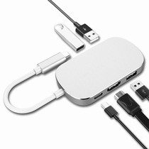 Type-c to hdmi HUB USB card reader PD charging USB hub type-c to hdmi 4k