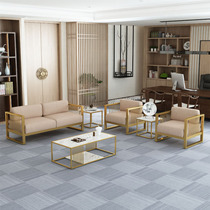 New Chinese modern minimalist Chinese wind tea room antique washable cloth art office sofa tea table combination