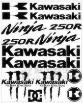 Motorcycle Kawasaki Ninja 250R decorative modified reflective waterproof car decals decals stickers stickers
