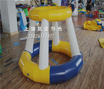 Water inflatable basketball frame shooting toy Water park amusement equipment Seesaw jumping bed roller ball Hot wheels