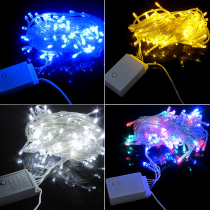 led small colored lights flashing lights string lights full of stars outdoor waterproof decorative neon lights string lights colorful discoloration star lights
