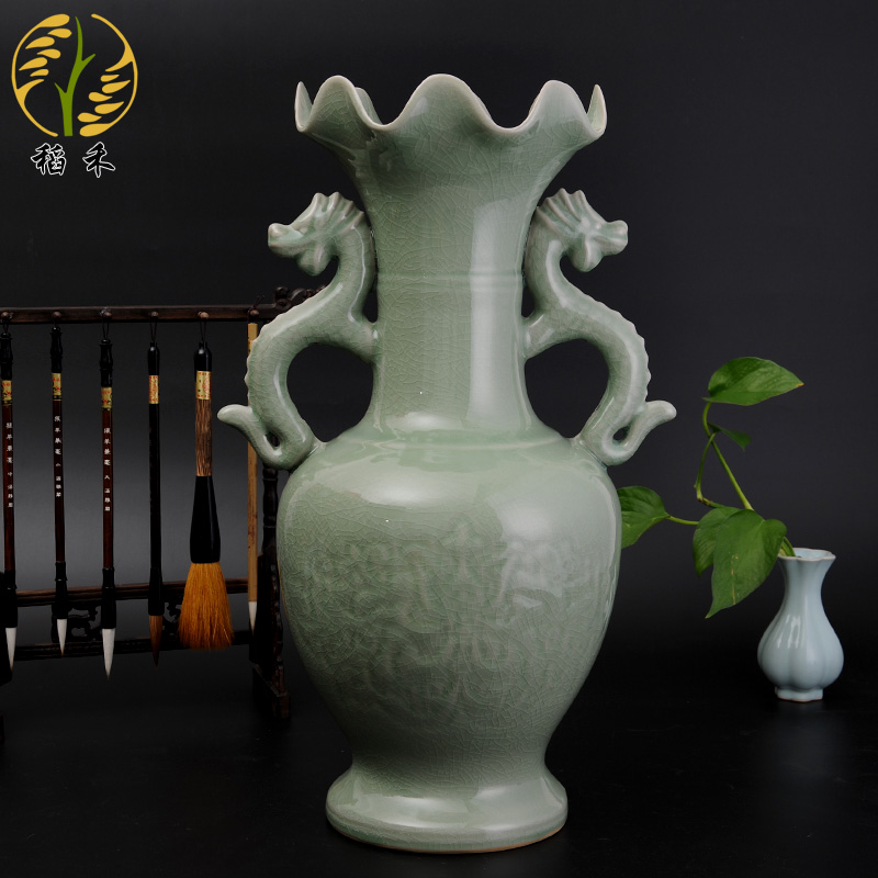 Archaize your up creative ceramic crafts vase large China Chinese style restoring ancient ways home sitting room adornment