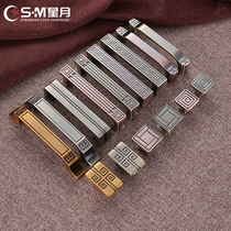 Chinese style handle Cabinet door New Chinese style wardrobe handle Door handle Cabinet handle Drawer single hole antique copper handle