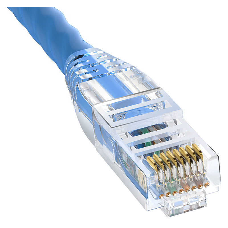 tp-link high quality 1m network cable tl-ec5e00-1 (blue) super cat 5 unshielded network jumper