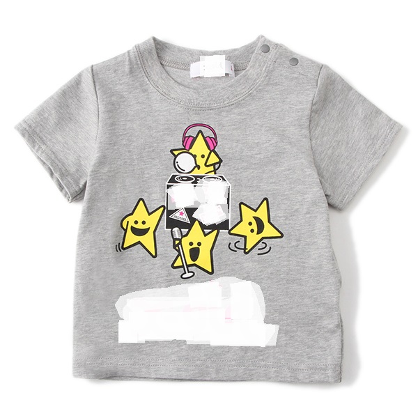 New paddie cute super cute 100 lap pure cotton cartoon star T-shirt l short sleeve blouses stage costume customisation-Taobao